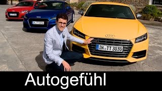 20152016 allnew Audi TT amp Audi TTS Coupé review test drive with Ascari racetrack  Autogefühl [upl. by Thora]