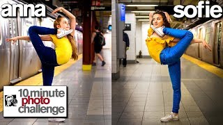 Anna McNulty Copies Sofie Dossi Record Breaking 10 Min Photo Challenge [upl. by Nerin]