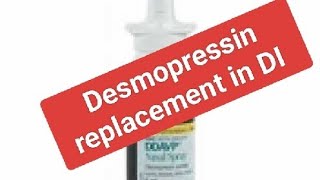 Desmopressin replacement in DI [upl. by Frederico]