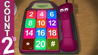 Counting by 2s  Learning to Count by Two for Kids [upl. by Tunk]