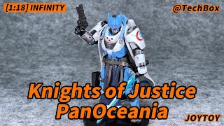 Joytoy Infinity PanOceania Knights of Justice 118 scale action figure [upl. by Jc]