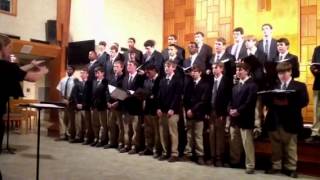 Holy Cross mens choir You Raise Me Up [upl. by Inajar]