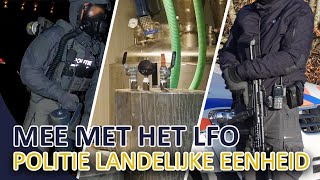 Politie  Inval in drugslab  Mee met het team LFO  Landelijke Faciliteit Ontmantelen [upl. by Miran]