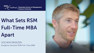 5 things that make the RSM FullTime MBA unique [upl. by Strander]