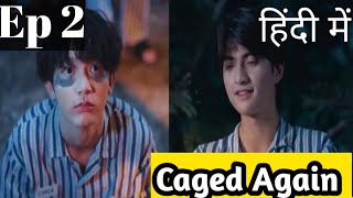 Caged Again Ep 2 Hindi ExplanationNew Thai BL series Hindi dubbed blseries [upl. by Ahseuqal]