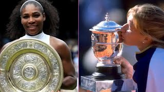 The 5 women with the highest Grand Slam win percentage Steffi Graf with 897 Serena Williams 3rd [upl. by Mae205]