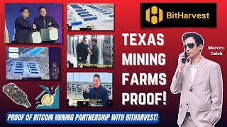 BitHarvest Texas Mining Farms PROOF [upl. by Eseerehc]