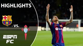 BARCELONA WITH THE COMEBACK 👏 Barcelona vs Celta Vigo  LALIGA Highlights  ESPN FC [upl. by Markowitz]