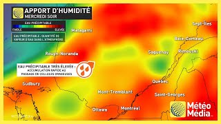 Météo mercredi  les orages se poursuivent au Québec [upl. by Adnahcal]