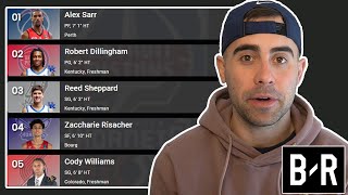 Reacting to Bleacher Reports 2024 NBA Mock Draft [upl. by Adiarf]