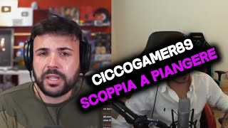 CICCIOGAMER SCOPPIA A PIANGERE IN LIVE DA FRENEH [upl. by Keviv]