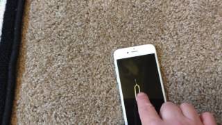 HOW TO REMOVE SIM CARD IPHONE 6 [upl. by Zilber]