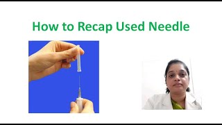 How to recap used needlemust know [upl. by Eramal397]