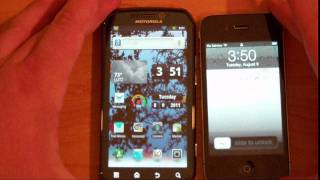 Photon 4G vs iPhone 4 SPEED TEST [upl. by Marijane]