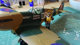 Building the 132 scale Iron Maiden Spitfire MkII from Revell [upl. by Fabriane]