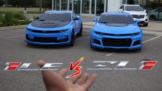 CAMARO ZL1 vs CAMARO SS 1LE  Whats the Difference [upl. by Helsa]