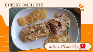 LETS COOK CHEESEY OMELLETE food omellette viralvideo trending subscriber [upl. by Ertha]