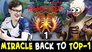 MIRACLE IS BACK to TOP1 — mid Invoker DESTROYED [upl. by Georgette]