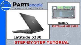 Dell Latitude 5280 P27S001 Battery HowTo Video Tutorial [upl. by Anitsyrk]