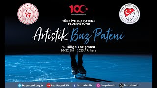 Artistik Buz Pateni 1Bölge Yarışması 2 Gün Ankara [upl. by Ytomit]