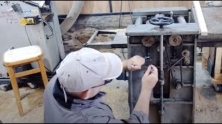 How to adjust PLANER FEED ROLLERS and why it is important  woodworking in 2020 [upl. by Enenaj]