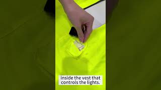 LED Safety Vests traffic vests safetyvest safety construction workclothes roadsafe [upl. by Yelnahs]