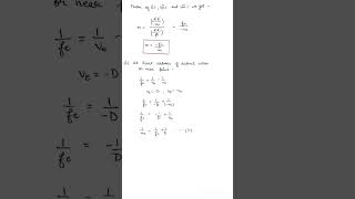 Derivation of astronomical telescope  Class 12 Optical instrument  BOARDS EXAM [upl. by Drawde316]