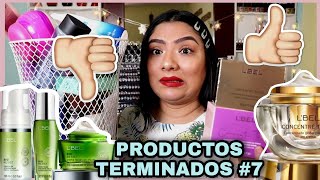 Productos Terminados 7 🗑️ Oriflame LêCleire LBel Ésika y Cyzone  Cuáles SI y NO recomiendo ✅ [upl. by Nahama]