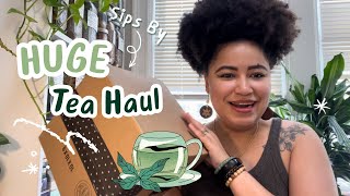 HUGE TEA HAUL ☕️✨🌺  Sips By Unboxing [upl. by Motch226]