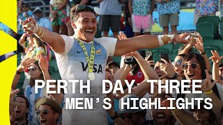 Argentina become backtoback CHAMPIONS  Perth HSBC SVNS Day Three Mens Highlights [upl. by Rust23]