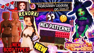 ⚠️Possible RELEASE DATE For HALLOWEEN UPDATE NEW Body types Patterns amp MORE REVEALED😱 [upl. by Yerag]