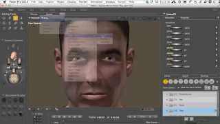 Poser 10  Poser Pro 2014 Tutorial  Morph Dial  Face Manipulation [upl. by Kreiner]