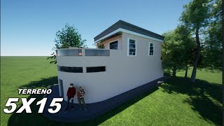 duplex com 3 quartos terreno 5x15 [upl. by Cissiee]