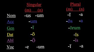 The Second Declension in Latin Made Simple [upl. by Siver602]