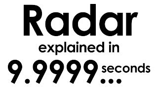 Radar explained in ten seconds [upl. by Ojimmas617]