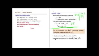 PHY 231C  Introduction to Chapter 5  Part 2 [upl. by Nimar]