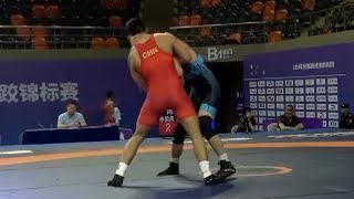 Freestyle Wrestling China  86kg [upl. by Aidul]