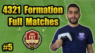 Mastering the 4321 Formation  FC 24 Custom Tactics for FUT Champions  Full Matches Gameplay [upl. by Norvin]