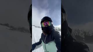 Come skiing with me at Perisher V8 run Australia ski snow ice slow easy cold🥶 [upl. by Ytirahs]