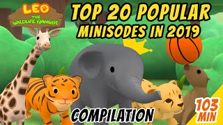 Top 20 Popular Animals in 2019 Compilation  Leo The Wildlife Ranger  Fun Animal Facts For Kids [upl. by Meingolda470]