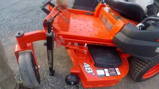 Kubota Z400 Maintenance Lift Kit [upl. by Joela664]