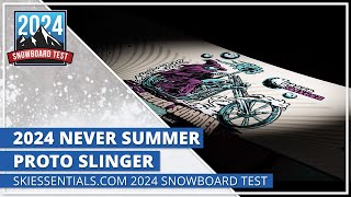 2024 Never Summer Proto Slinger  SkiEssentialscom Snowboard Test [upl. by Rochette]