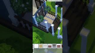 did you know you can place your Sims 4 stairs directly against a deck or fence [upl. by Aynnek]