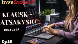 ❓Klausk  atsakysiu  Nuomonė trmd tmo vrt gct lly btc nkla binance ibkr crypto [upl. by Brunk]