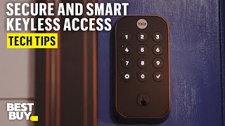 Unique Codes and Auto Unlock with the Yale Assure Lock 2 Keypad with WiFi – Tech Tips from Best Buy [upl. by Nnek]