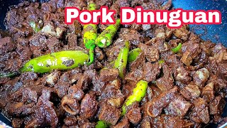 Pork Dinuguan Recipe  Dinuguang Laman Loob Ng Baboy  Dinardaraan Ilocano Style  Pork Blood Stew [upl. by Irmgard835]