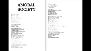 AMORAL SOCIETY Poesia di Daniele Verzetti Rockpoeta® [upl. by Sweatt838]