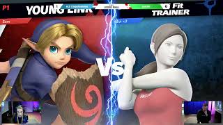 Supahsemmie Young Link vs aeschli Wii Fit Trainer  Losers Final  GameHotel 2024 [upl. by Anuaik]