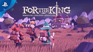 For The King  Launch Trailer  PS4 [upl. by Tanitansy]