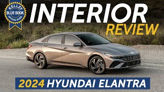 2024 Hyundai Elantra  Interior Review [upl. by Acebber]